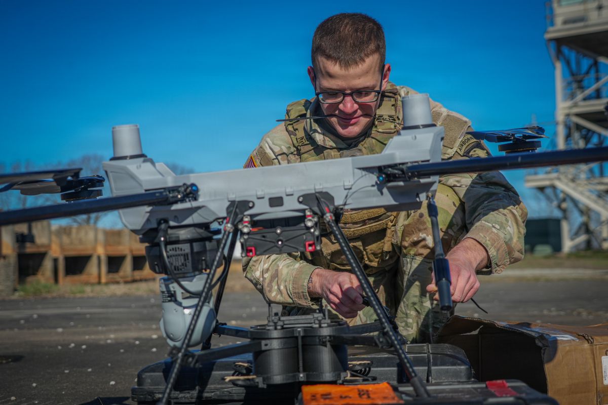 us army drone reconnaissance live fire exercise