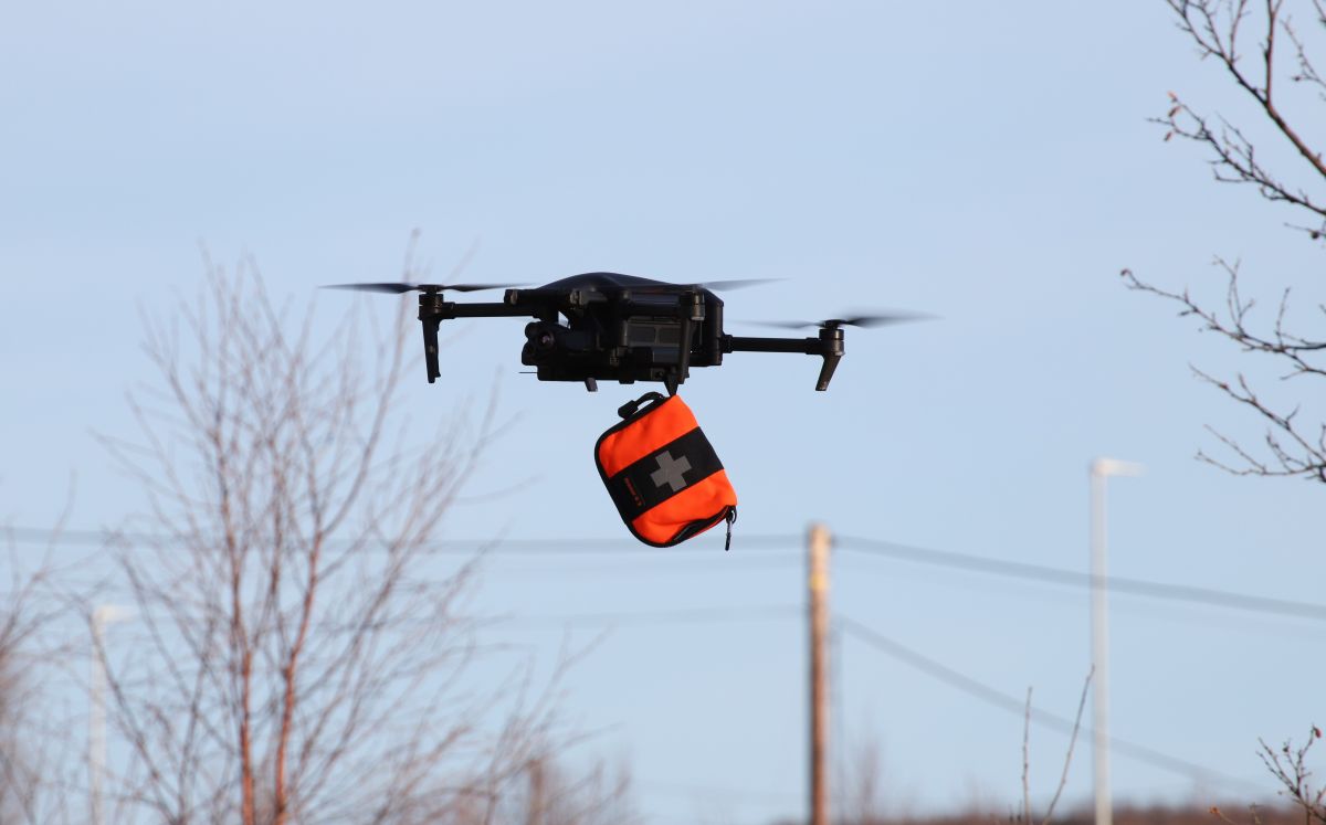 Parrot ANAFI UKR drone with Tundra payload uk coptrz