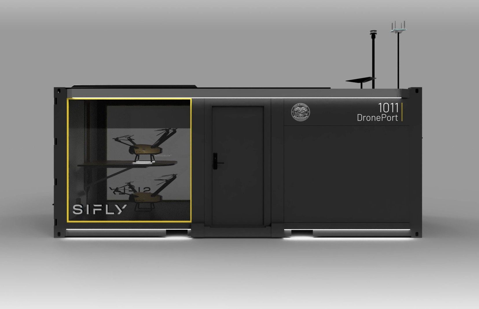 SiFly хочет заменить дорогостоящие сети доков для дронов этим
