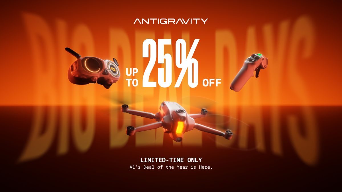 Крупнейшая распродажа дронов Antigravity A1 уже близко