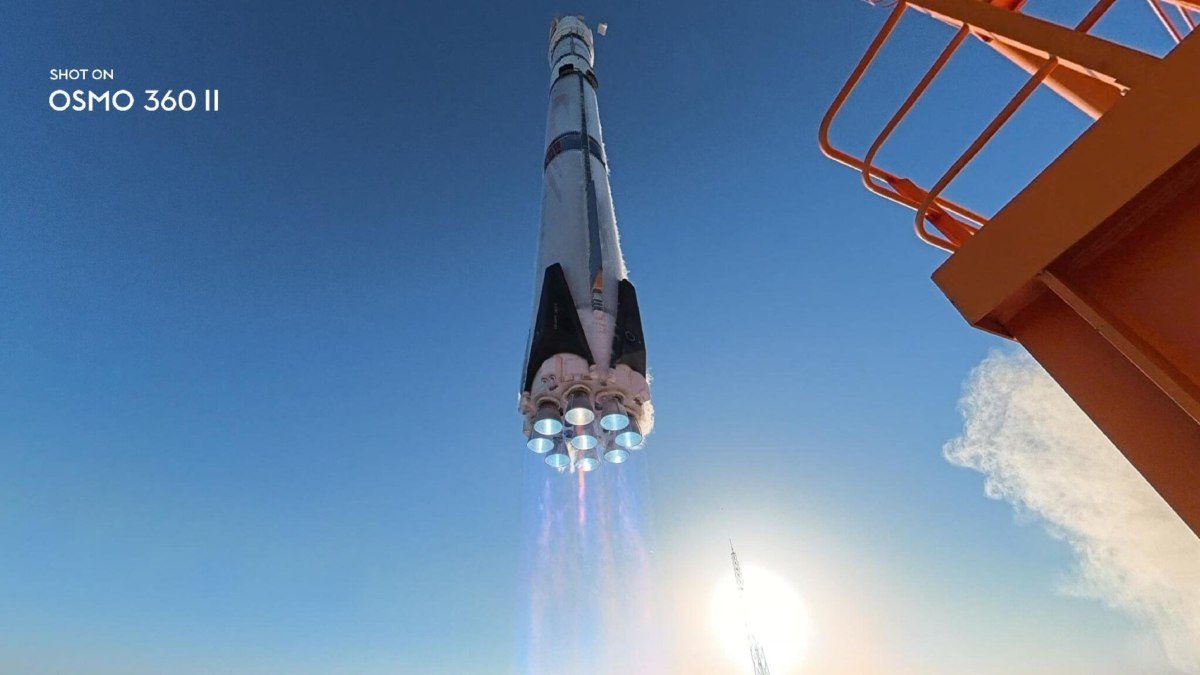 dji osmo 360 II camera rocket launch